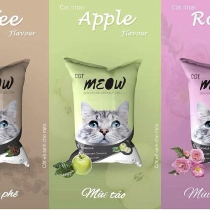 Cát đất sét Meow 8L