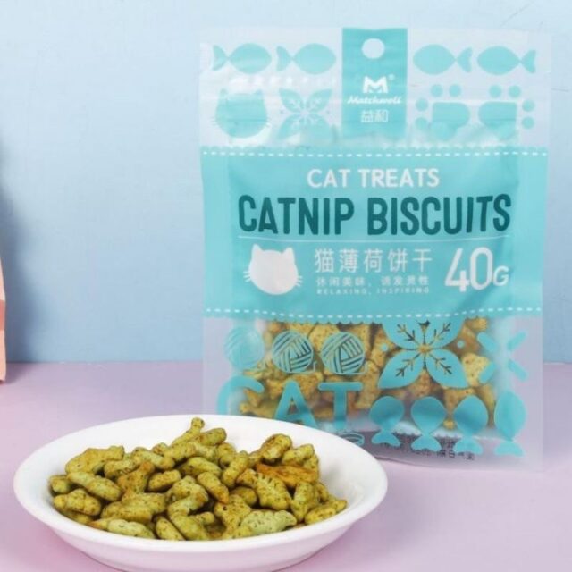 Bánh cá catnip túi hãng 40gr - Ảnh 2