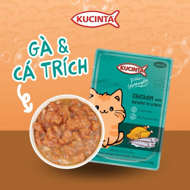 Pate Kucinta gói 80gr - Ảnh 2