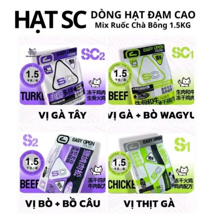 Hạt SC / S grain-free không độn ngũ cốc