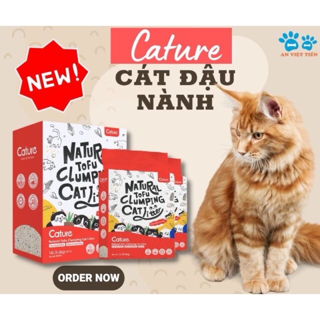 Cát đậu nành Cature đỏ 7L - bản công ty - Ảnh 3