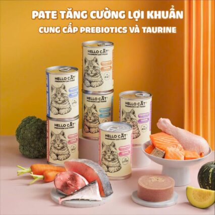 Pate Hello Cat lon 400gr