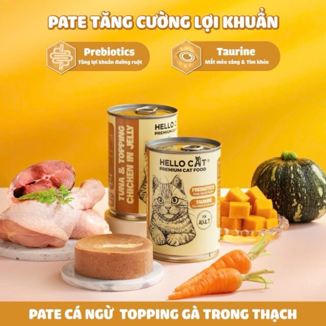 Pate Hello Cat lon 400gr - Ảnh 6