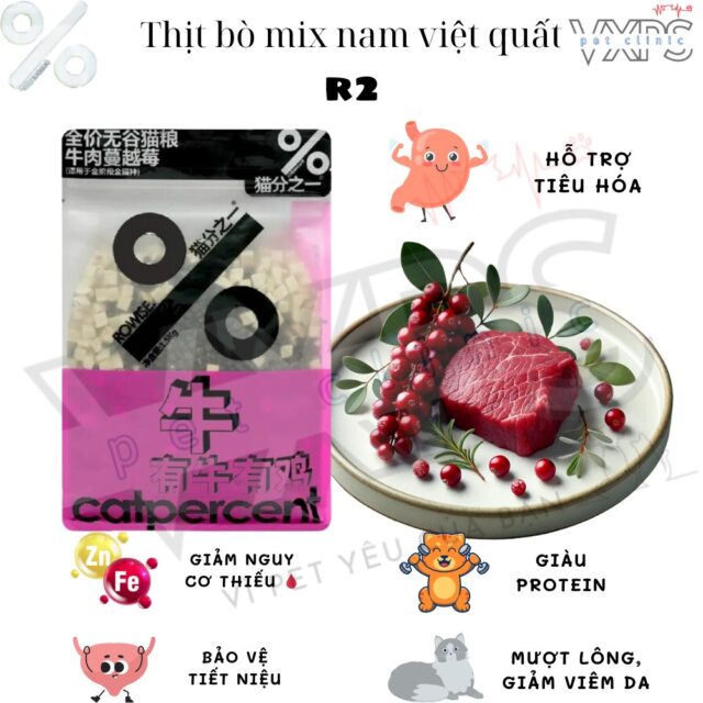 Hạt Catpercent mix trái cây siêu topping cho mèo mọi lứa tuổi túi 1.5kg - Ảnh 3