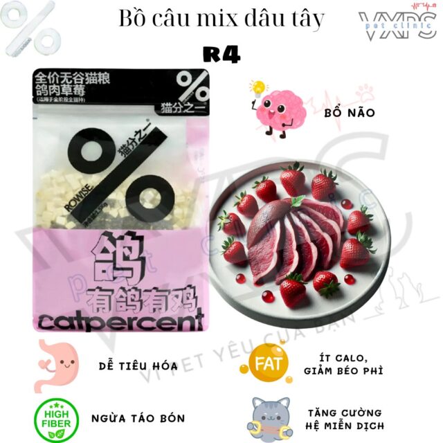 Hạt Catpercent mix trái cây siêu topping cho mèo mọi lứa tuổi túi 1.5kg - Ảnh 4