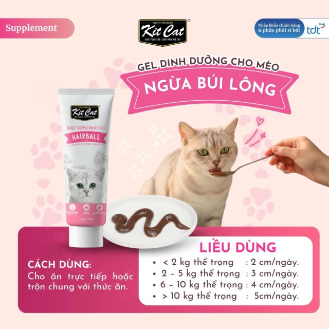 Gel tiêu búi lông KitCat - Ảnh 4