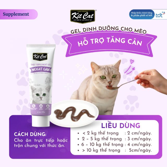 Gel dinh dưỡng KitCat hỗ trợ tăng cân - Ảnh 2