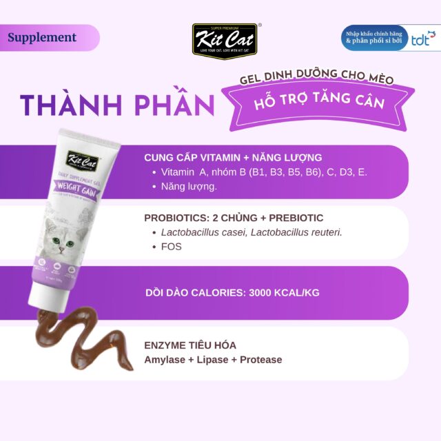 Gel dinh dưỡng KitCat hỗ trợ tăng cân - Ảnh 5