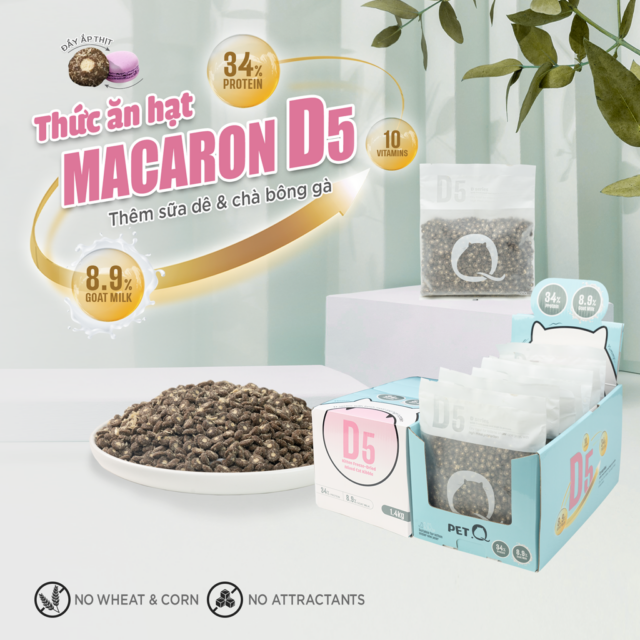 Hạt Macaron PetQ túi 200gr