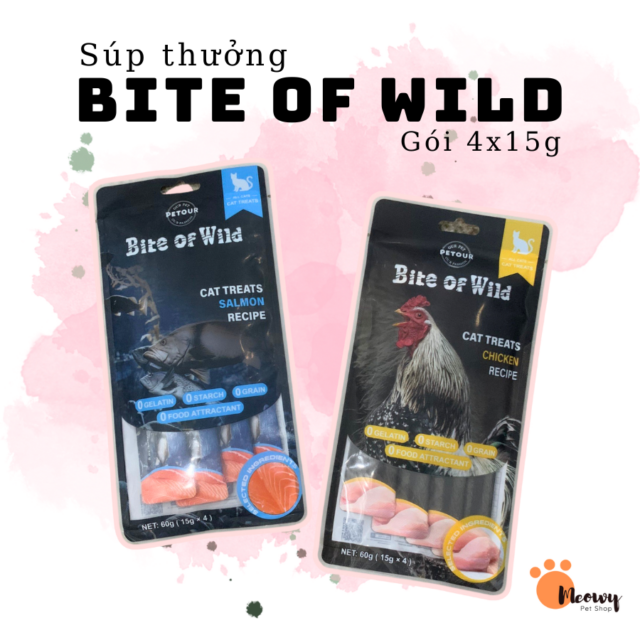 Súp thưởng cao cấp Bite Of Wild gói 4 thanh