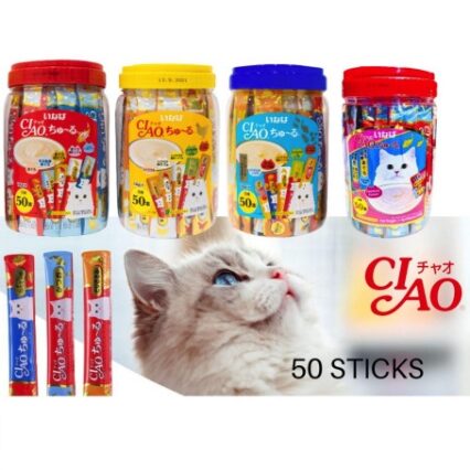 Súp thưởng Ciao Churu hũ 50 thanh chuẩn Thái