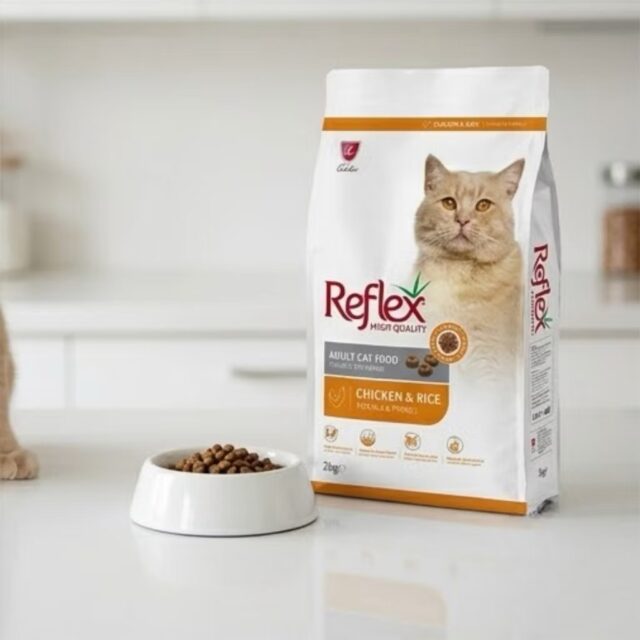 Hạt Reflex túi 2kg vị gạo cho mèo mọi lứa tuổi - Ảnh 2