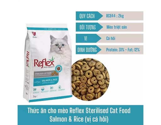 Hạt Reflex túi 2kg vị gạo cho mèo mọi lứa tuổi - Ảnh 6